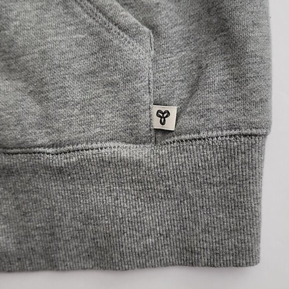 TNA Women's Hoodie Heathered Grey Fleece Lined Front Zip Pockets Size Small - Picture 4 of 12